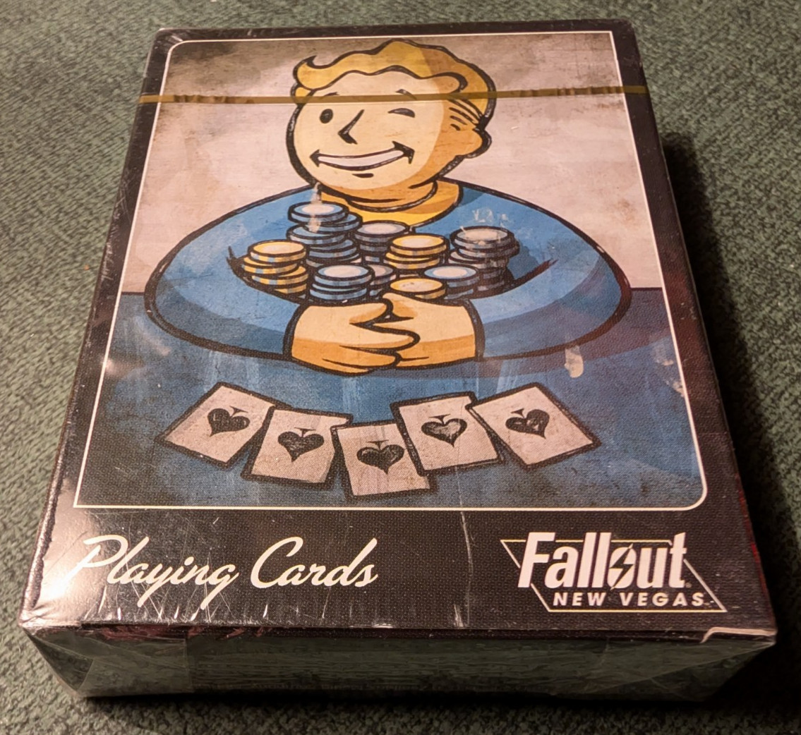 Fallout New Vegas Promo Deck Playing Cards Bethesda 2010 RARE SEALED NEW