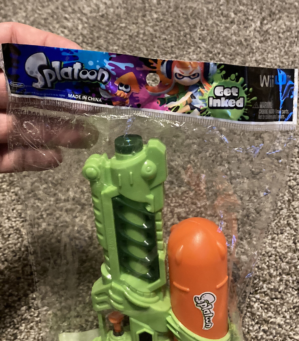 Splatoon Nintendo Wii U Promotional Toy Water Gun **BRAND NEW**