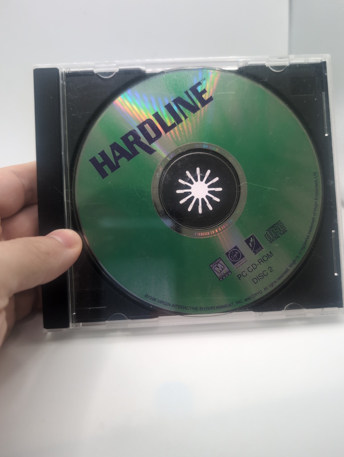 Hardline 1996 PC Scratch Free Tested Working