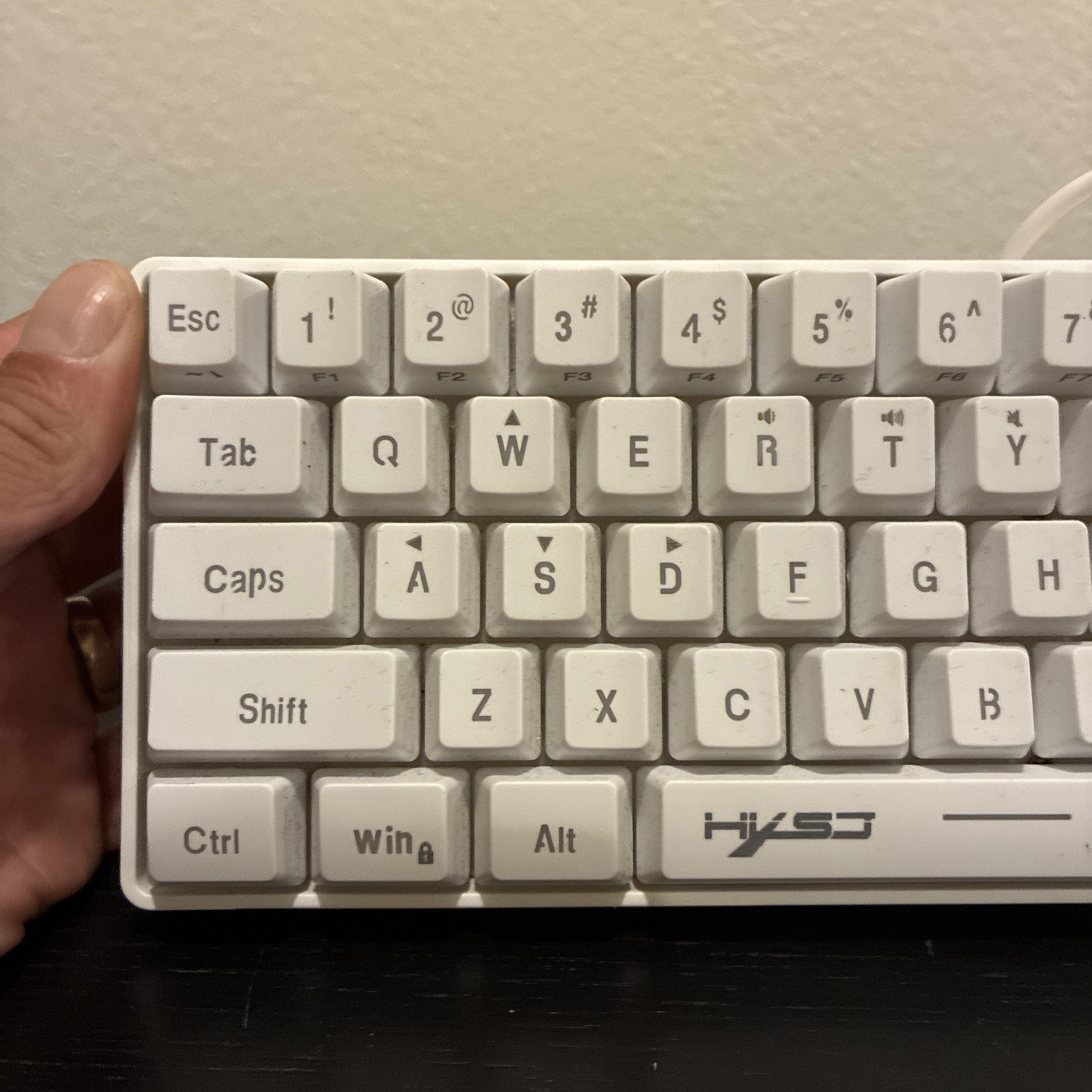 61-Key RGB streamer Gaming Keyboard Model V700 Used