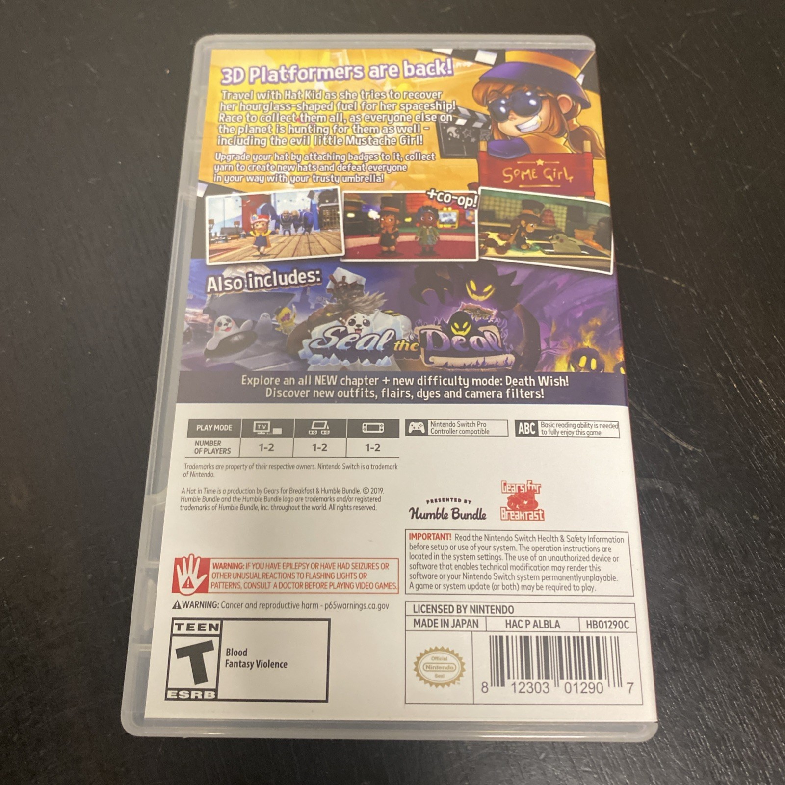 A Hat In Time – Nintendo Switch – Code Already Redeemed