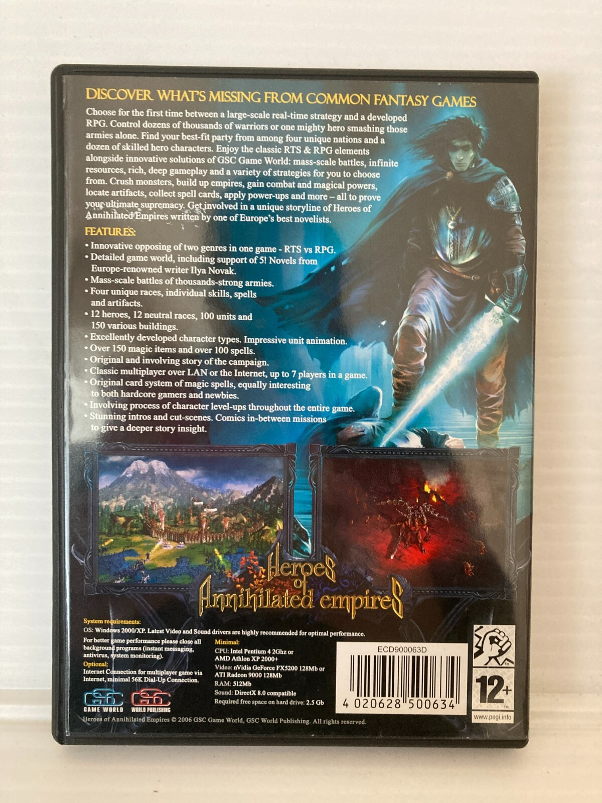 Heroes of Annihilated Empires: Chapter 1 (PC, 2006) w/ Product Key