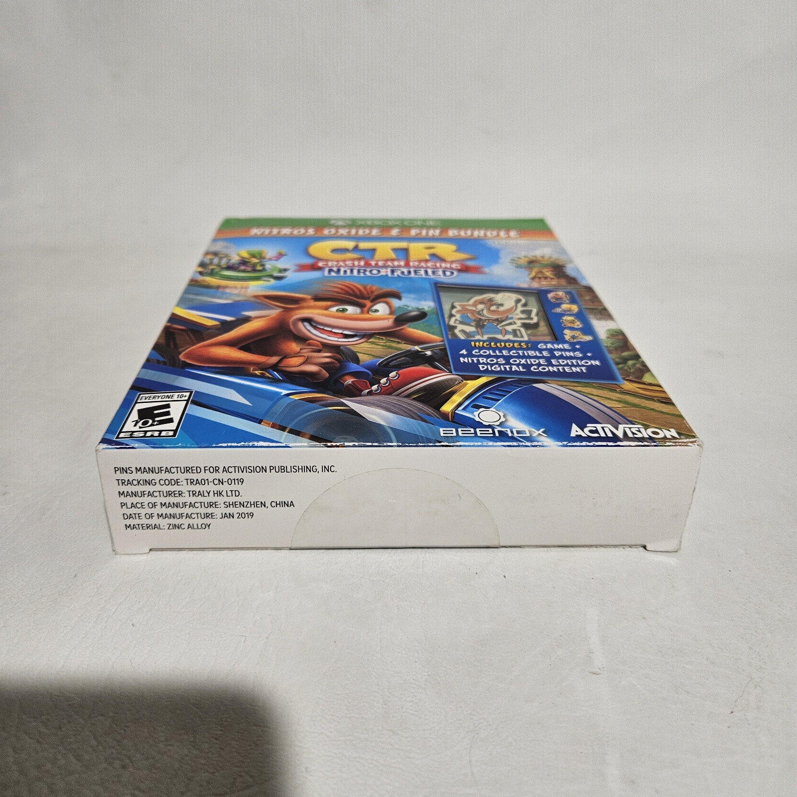 Crash Team Racing: Nitro Fuled Microsoft Xbox One Oxide & Pin Bundle NEW Sealed