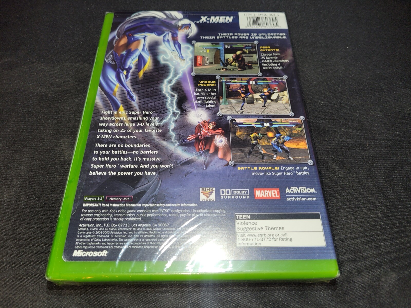 X-Men: Next Dimension Activision Microsoft Xbox Brand New Sealed-!
