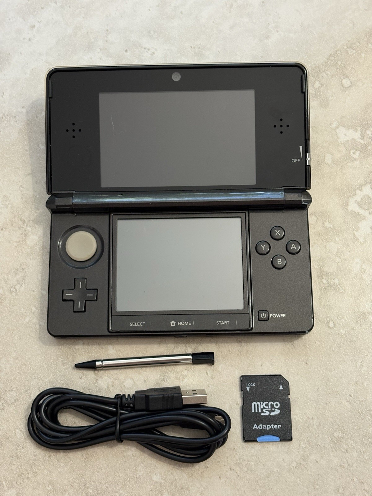 Nintendo 3DS Console Black Edition With Charger US SELLER Read Description