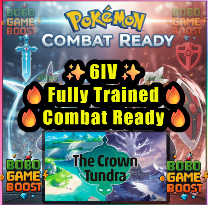 DEX#001-110✨SWORD & SHIELD SHINY/NON SHINY✨6IV ✨Crown Tundra✨ Combat Ready✨