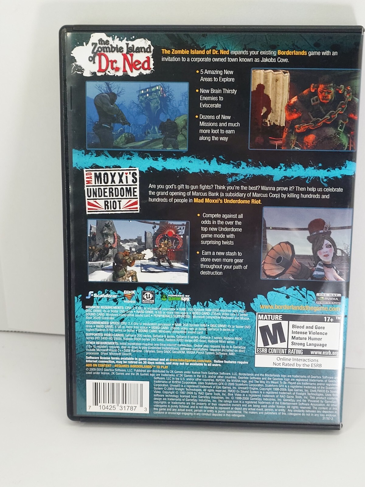 Borderlands Double Game Add-On Pack: The Zombie Island of Dr. Ned & Mad Moxxi’s