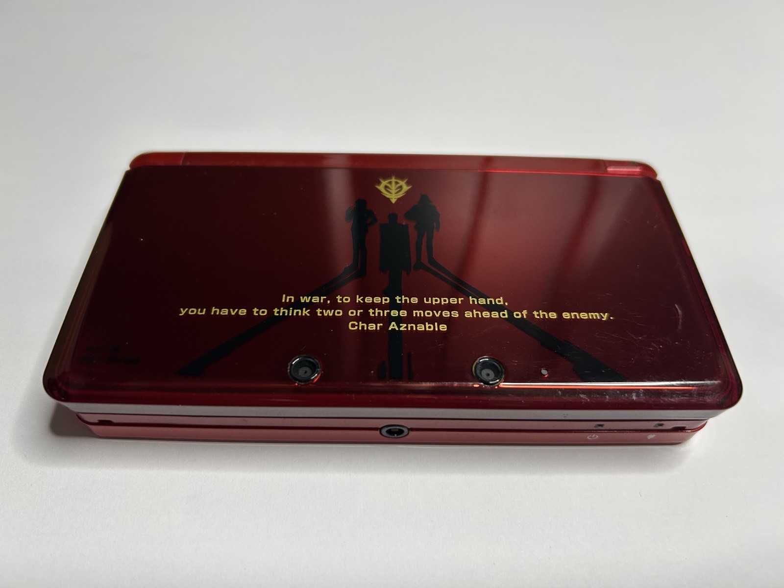 Nintendo 3DS Gundam Char Edition – Region Free Console | 8GB + Charger | US Ship