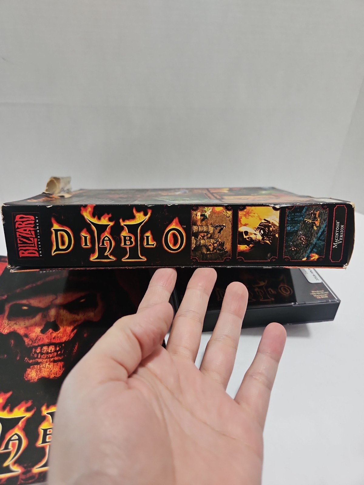Diablo II (2) PC Mac Game Big Box 3 Disc CD-ROM Blizzard 2000