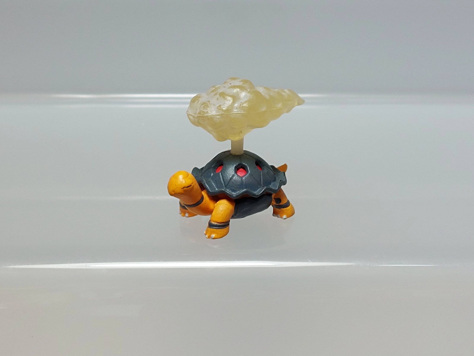Torkoal Cotoise Rittai Pokemon Zukan Figure Gashapon Tomy 2004 N03 0.9in