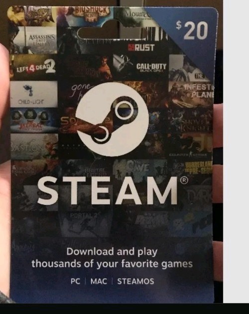 Steam Gift Card Pc Prepaid Gift Card Game Card Game Gift Card $20