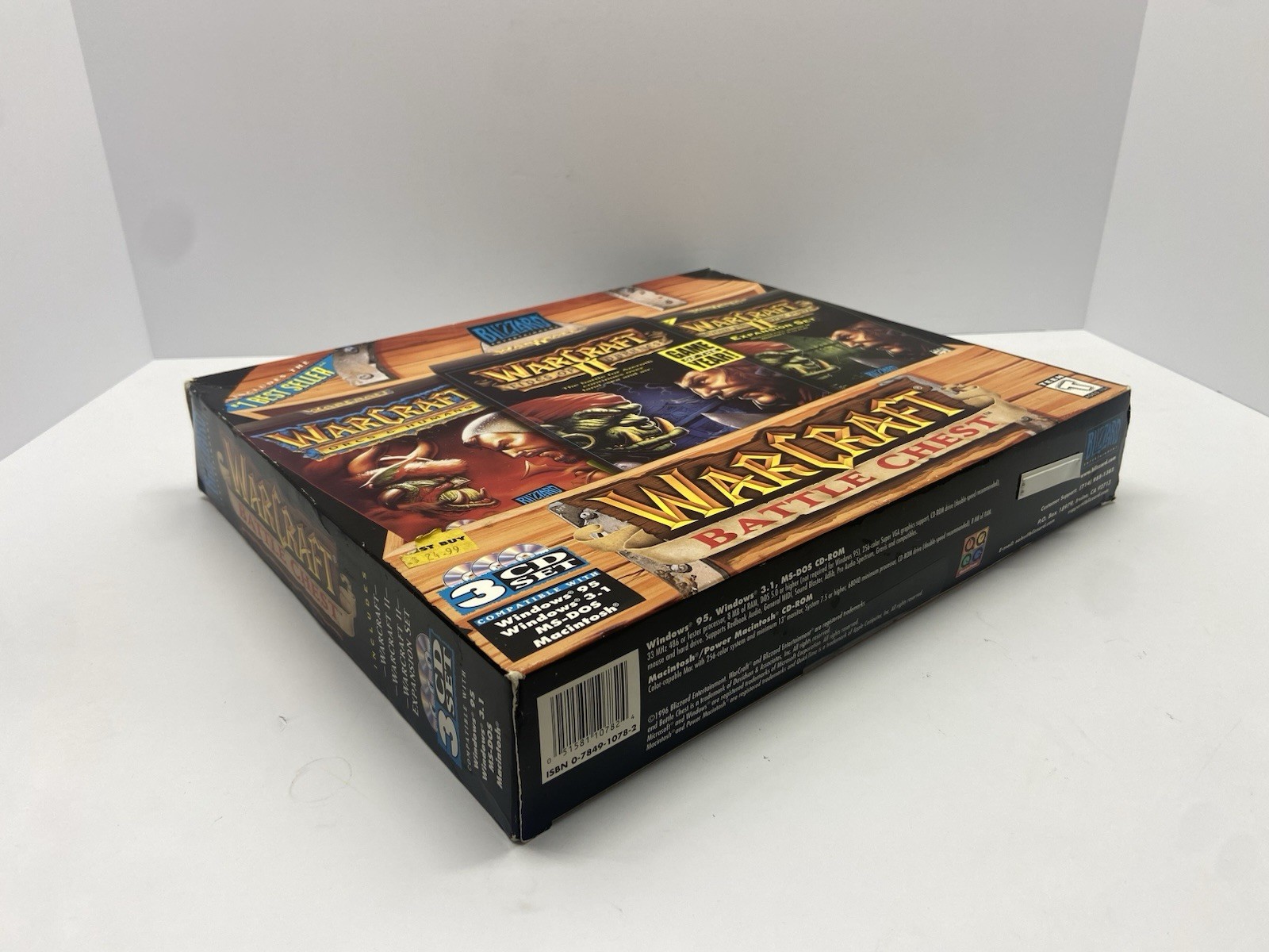 Blizzard Computer Game Warcraft Battle Chest 1996 Windows & Mac