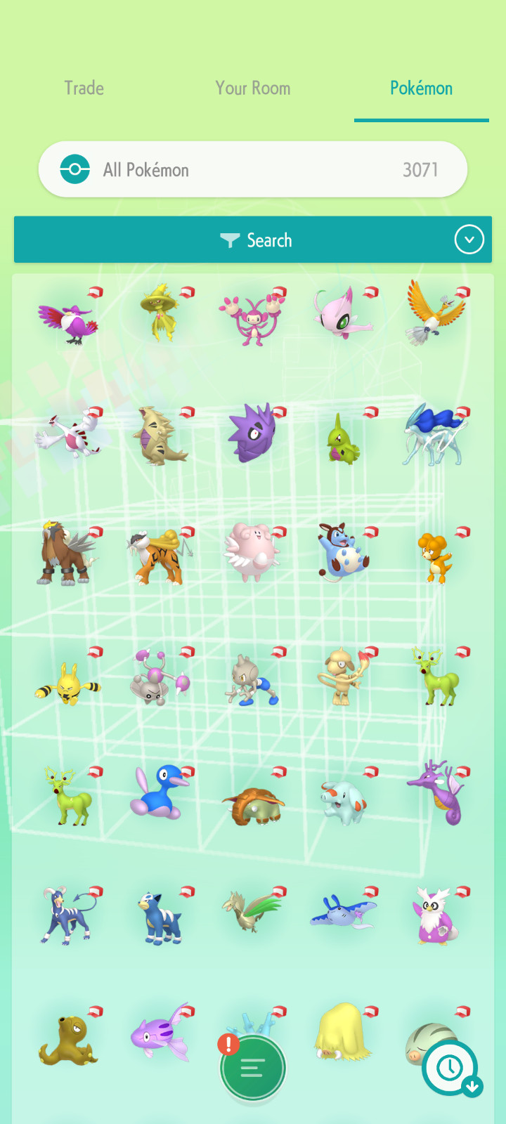Pokémon HOME Gen 1-2 VC Shiny Living Dex Complete Pokedex 1-251 Virtual Console