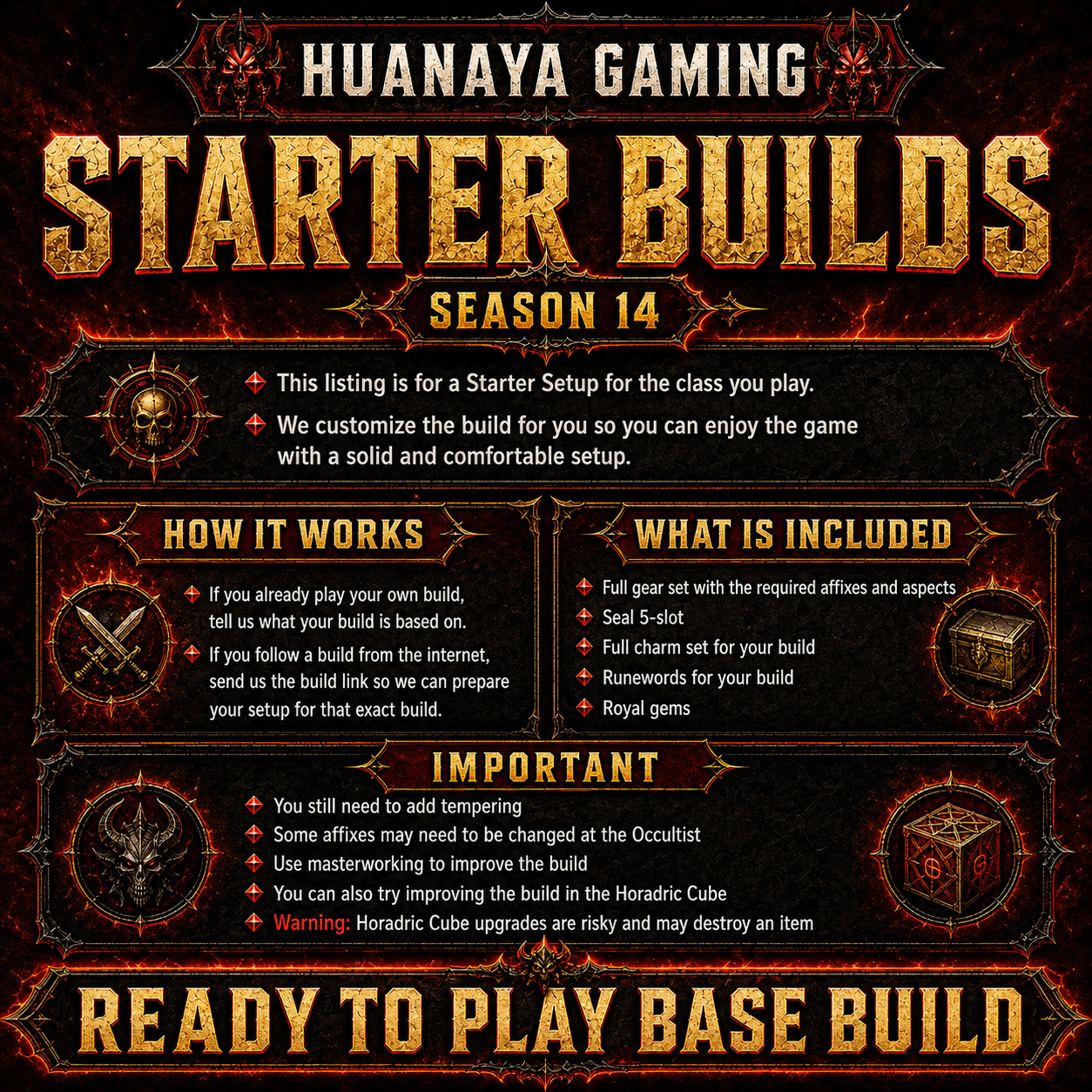 💥Diablo 4💥 Season 14 Season of Death Awakening🔥 Leveling🔥Pit 🔥Starter Build