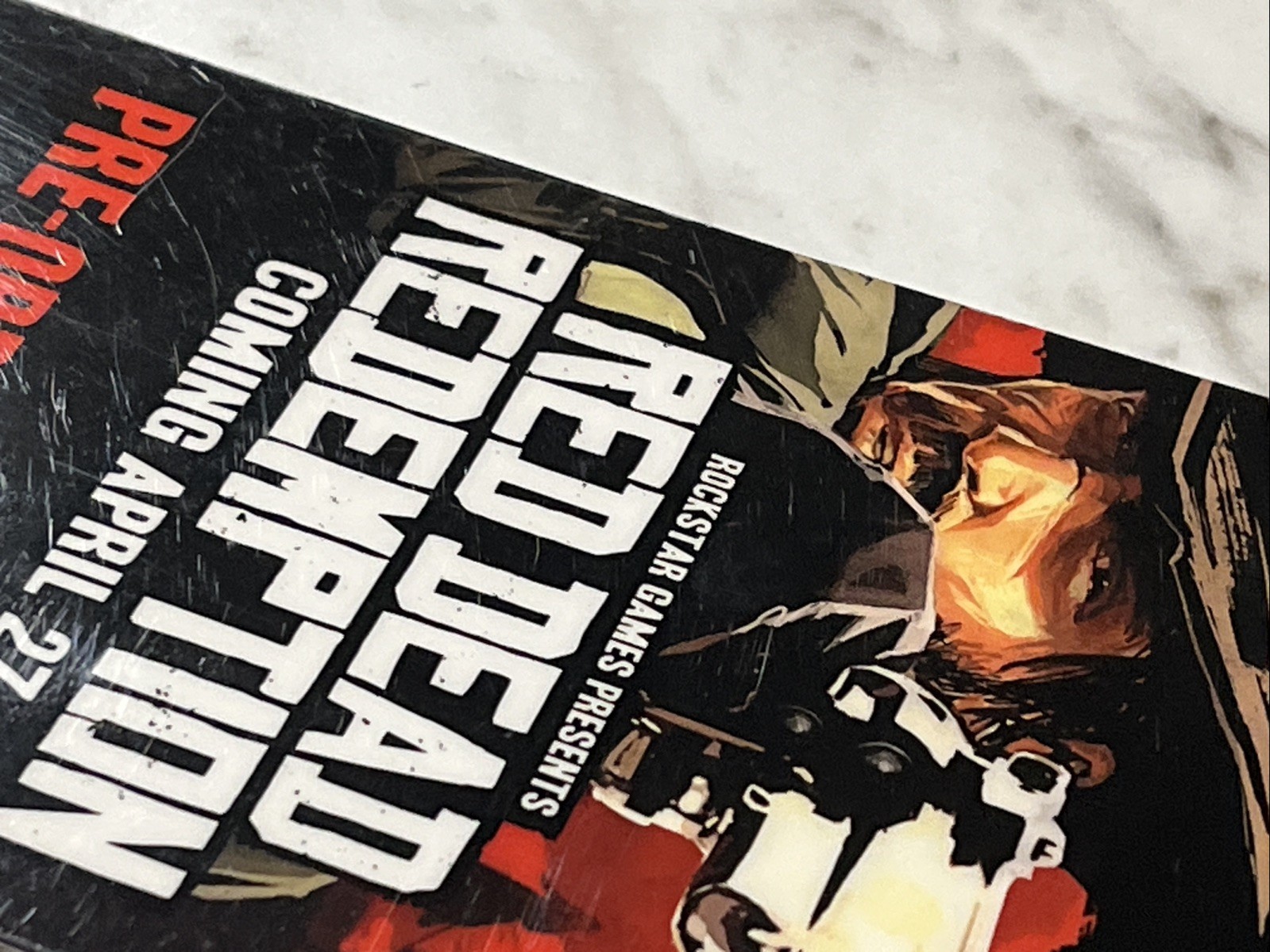 Red Dead Redemption GameStop Employee Pre-Release Promo Tag No Lanyard