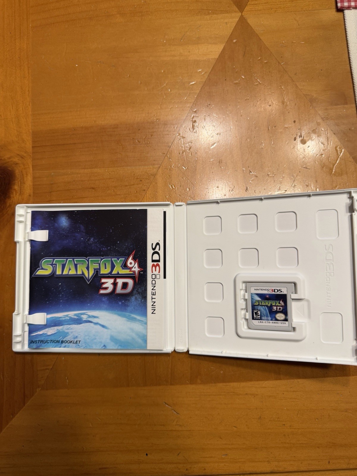Nintendo Star Fox 64 3D for Nintendo 3DS, Manual Included, Cartridge Tested