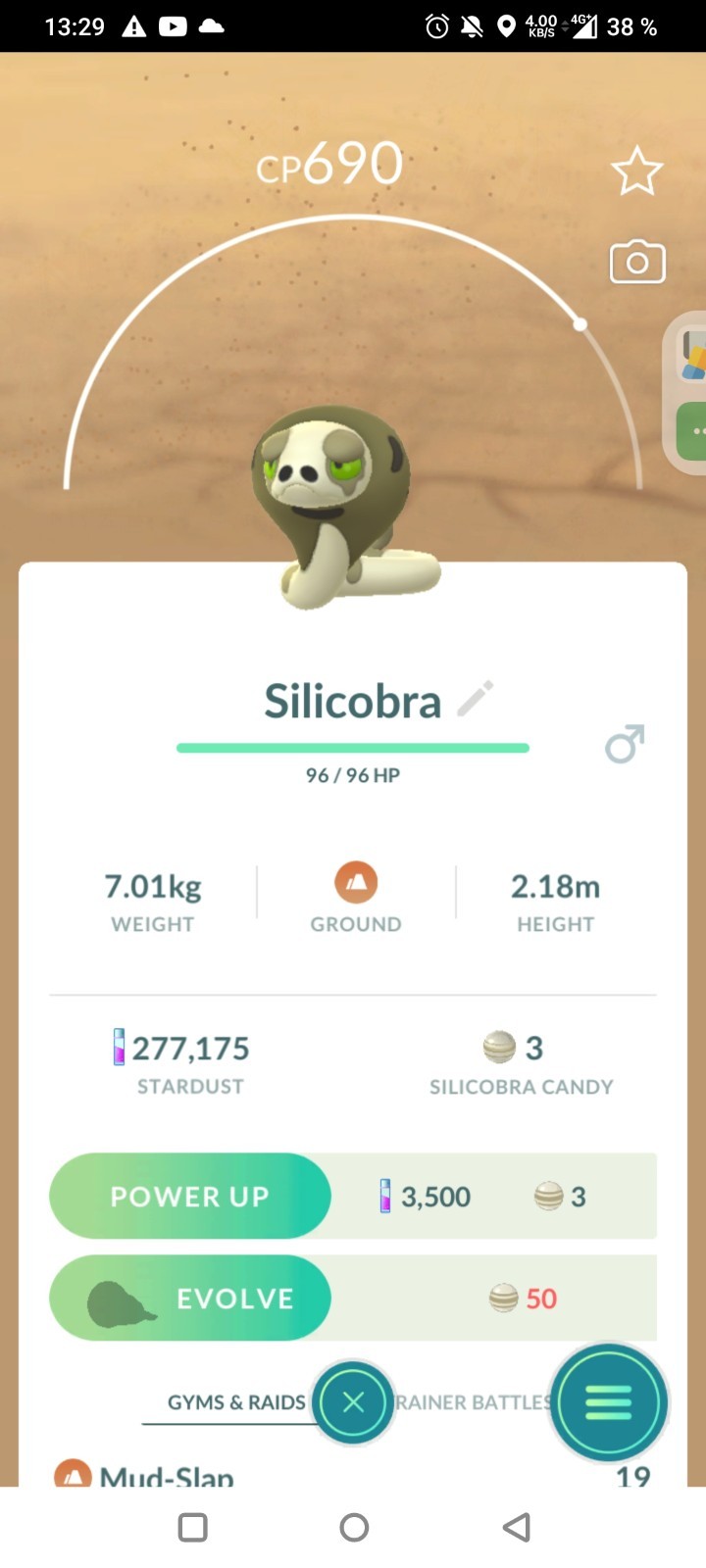 SILICOBRA Desert Biome✨Pokemon Go✨