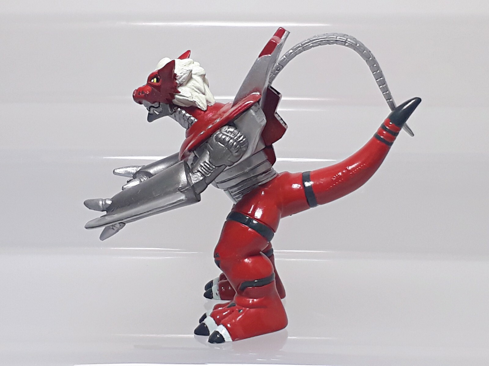 WarGrowlmon Digimon Tamers Figure Keychain Banpresto 2001 G08 2.4in