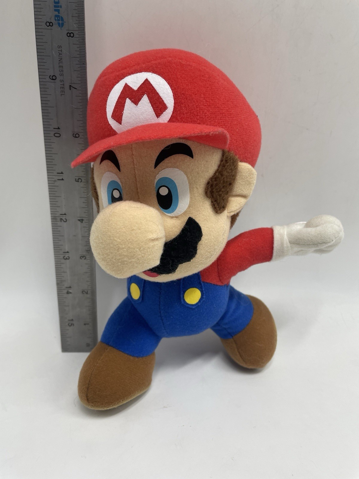 2008 Nintendo Super Mario Bros 8” Mario Running Plush Toy