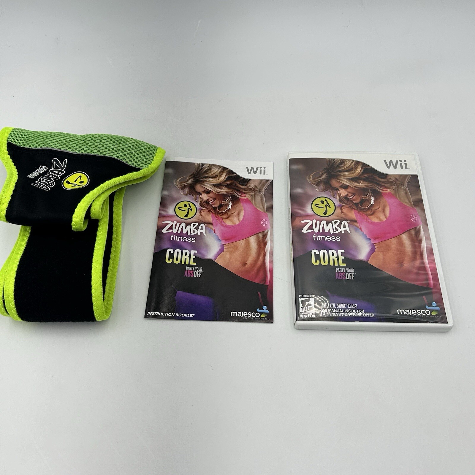 Zumba Fitness Core (Nintendo Wii, 2012) Complete W/ Manual And Fitness Belt