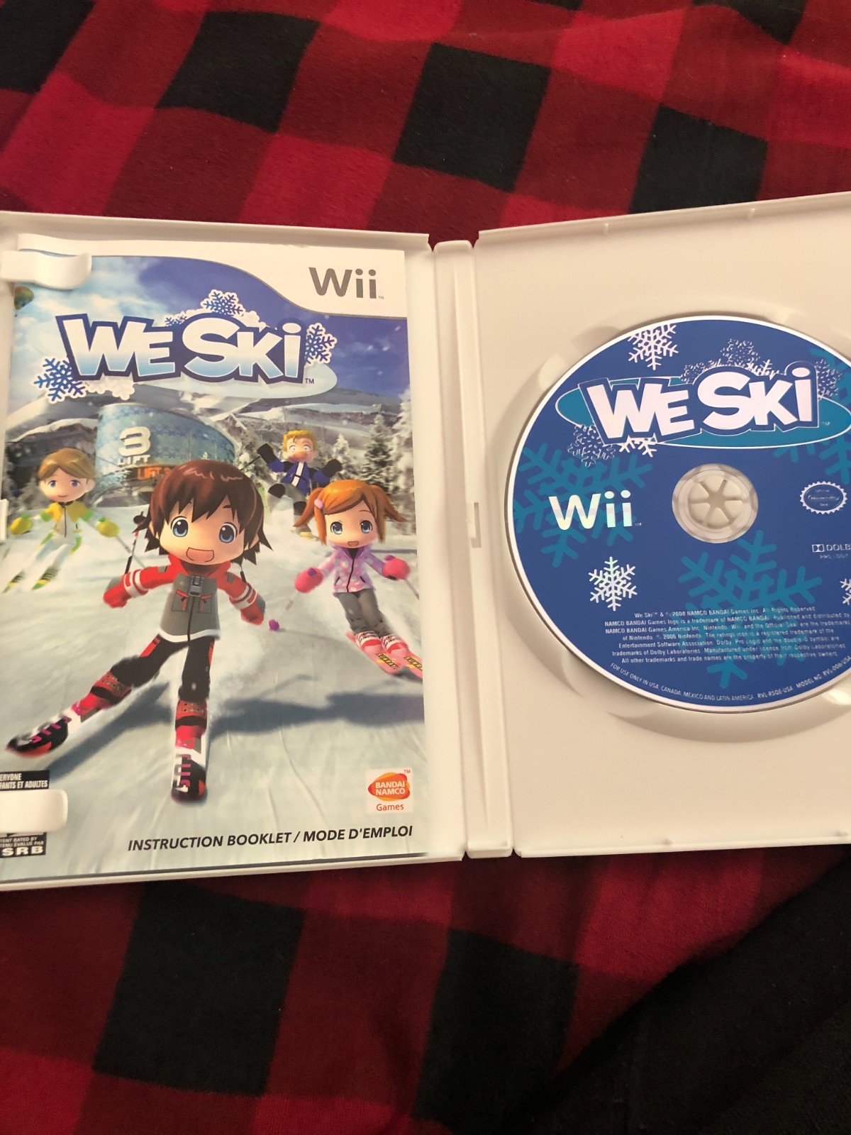 We Ski Nintendo Wii 2008 Case Manual Disc Tested Works Great Authentic