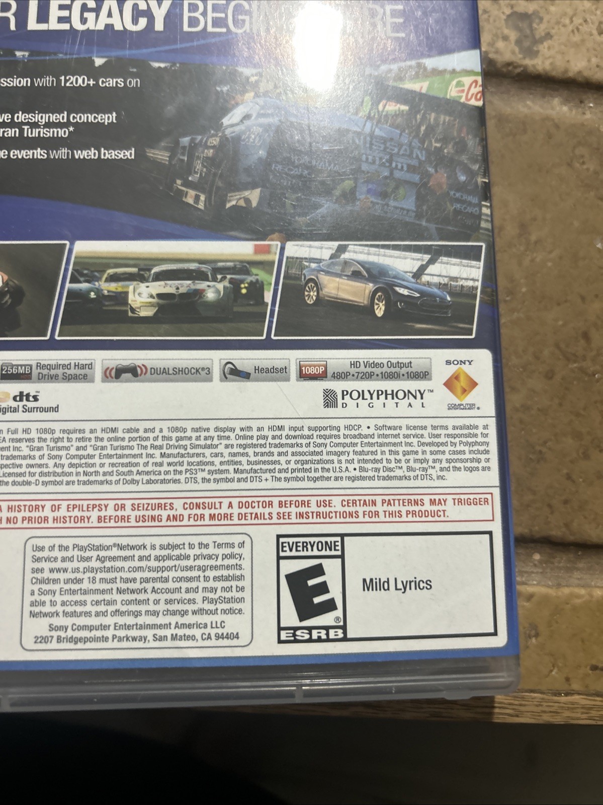 Gran Turismo 6 PS3 PlayStation Racing
