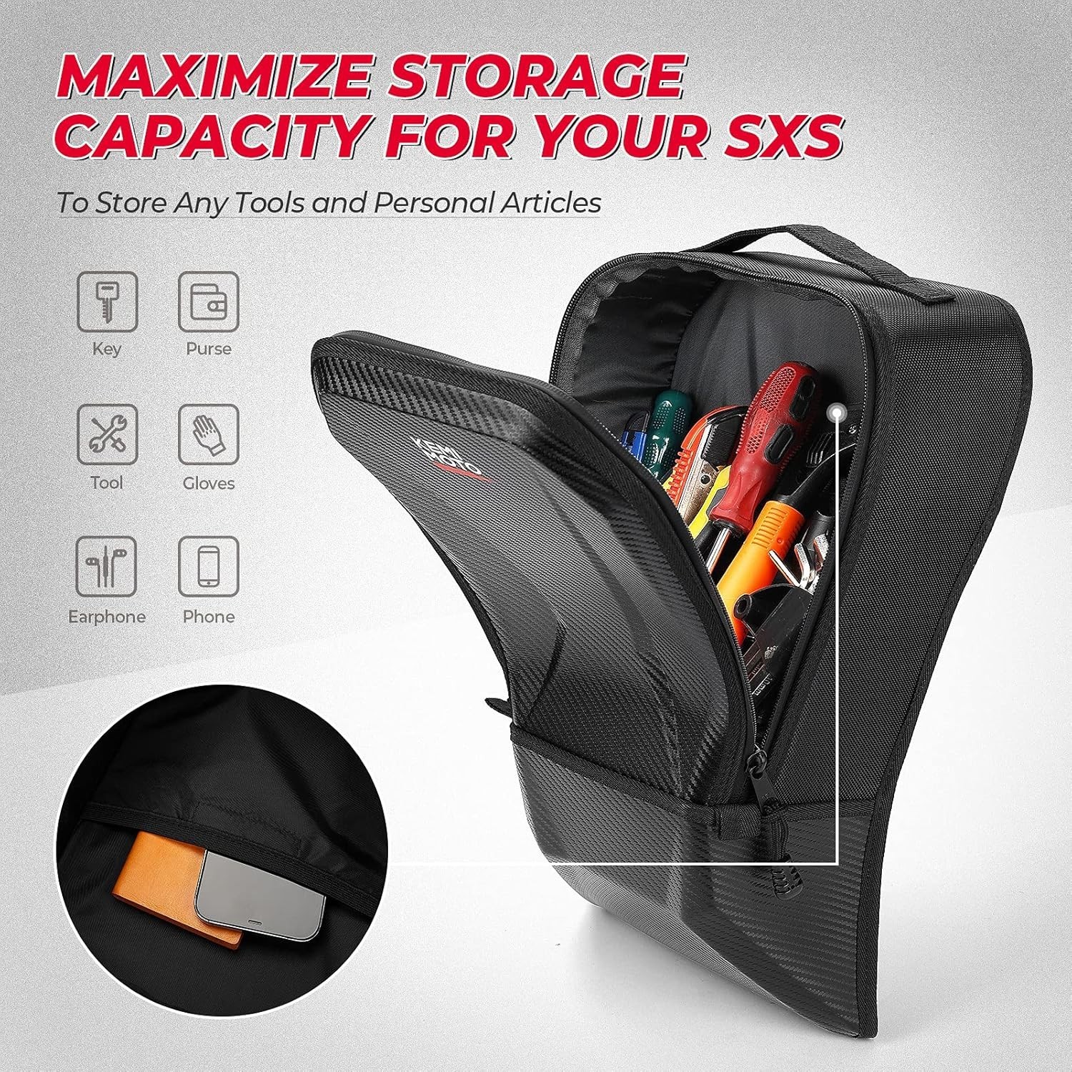 X3 Bag Upgraded X3 Storage Bags Center Shoulder Console Box Between Seat Storage