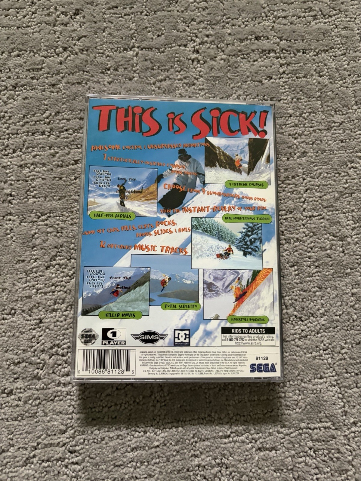 Sega Saturn Steep Slope Sliders