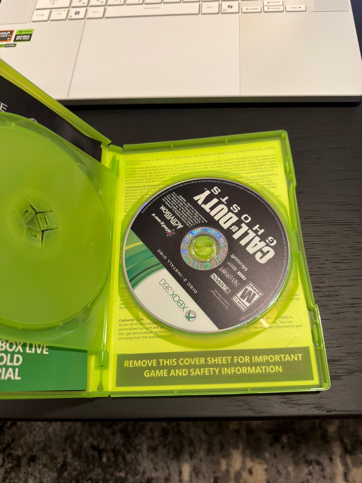 Call of Duty: Ghosts (Microsoft Xbox 360, 2013)