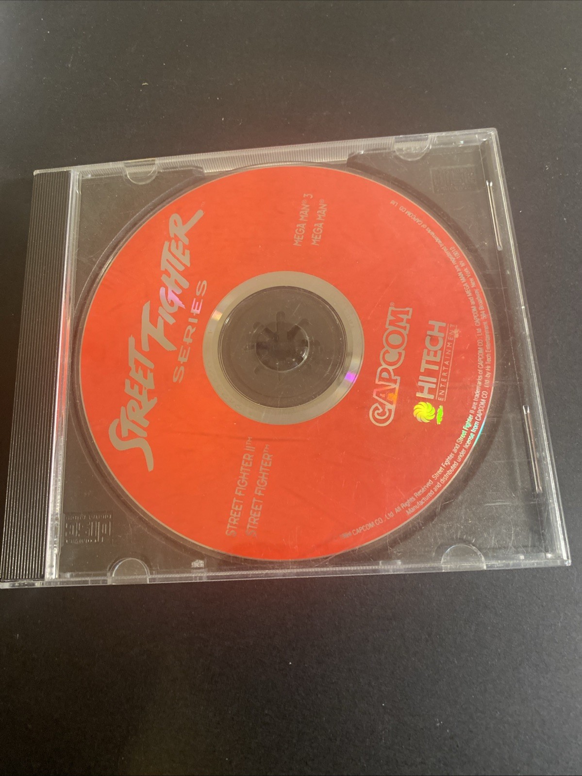 Vintage Street Fighter Series PC CD Capcom Rare Disc Megaman 1 & 3 Works
