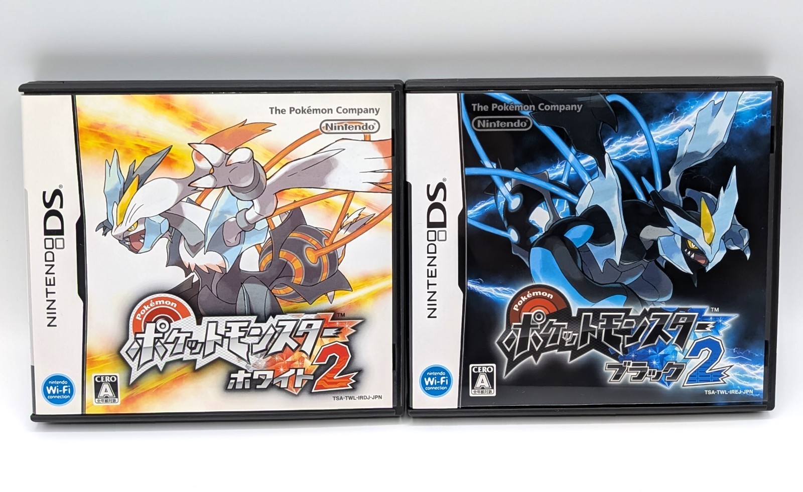 Pokemon White 2 Black 2 White Black DS Set of 4 Nintendo Japanese Tested w/Bonus