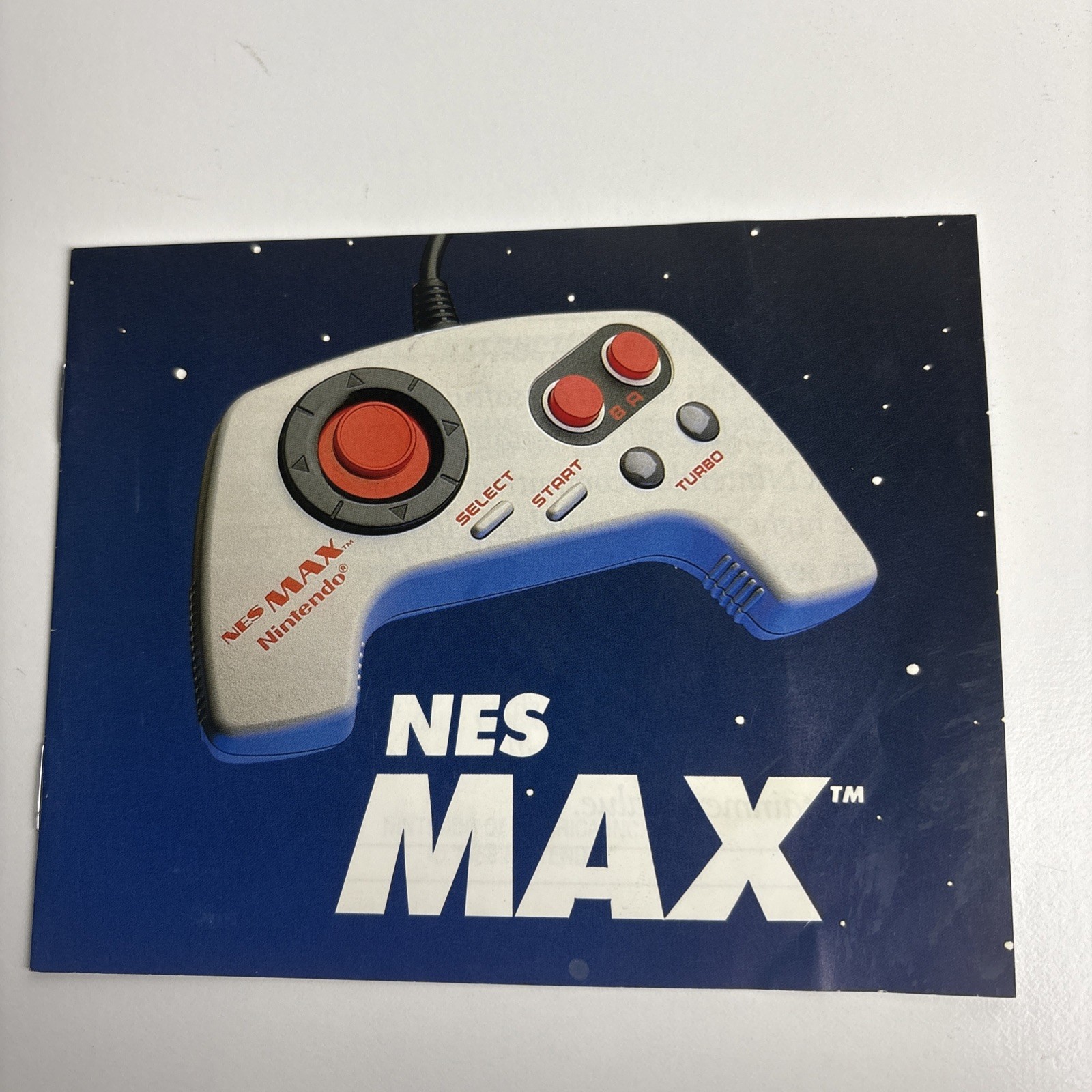 VTG Nintendo NES Max Turbo Controller MANUAL Replacement Only