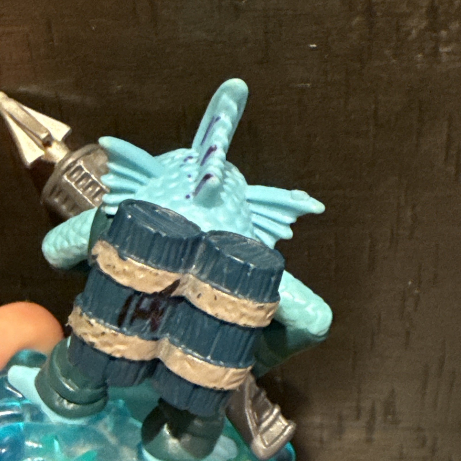 Activision Skylanders Gill Grunt Deep Dive Figures Set 3in Teal Excellent Water