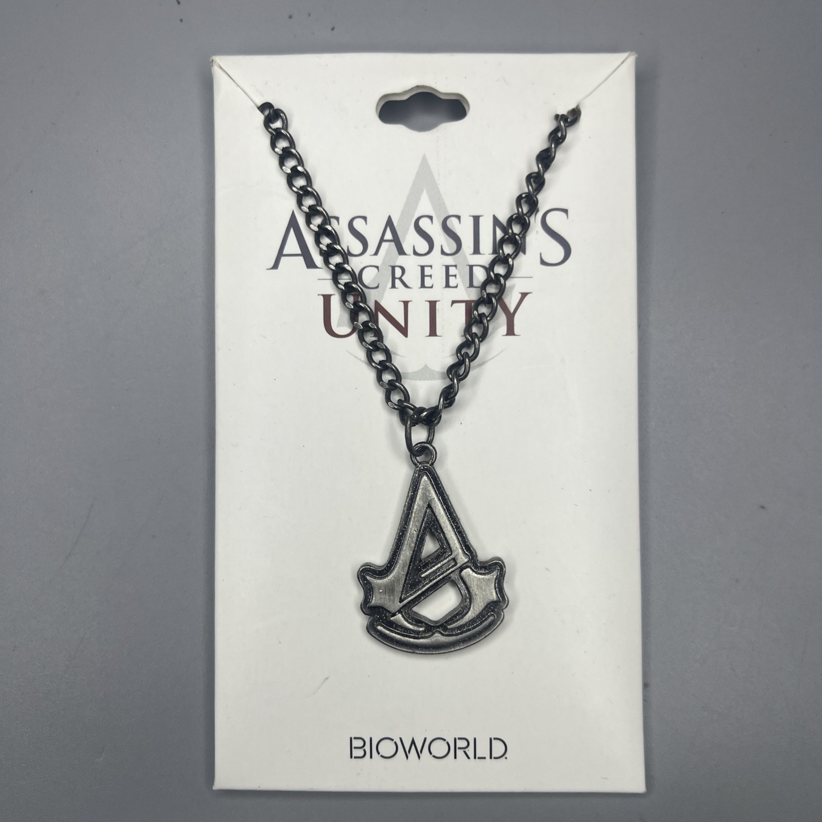 Assassins Creed Unity Pendant Necklace Logo 2016 Ubisoft Metal