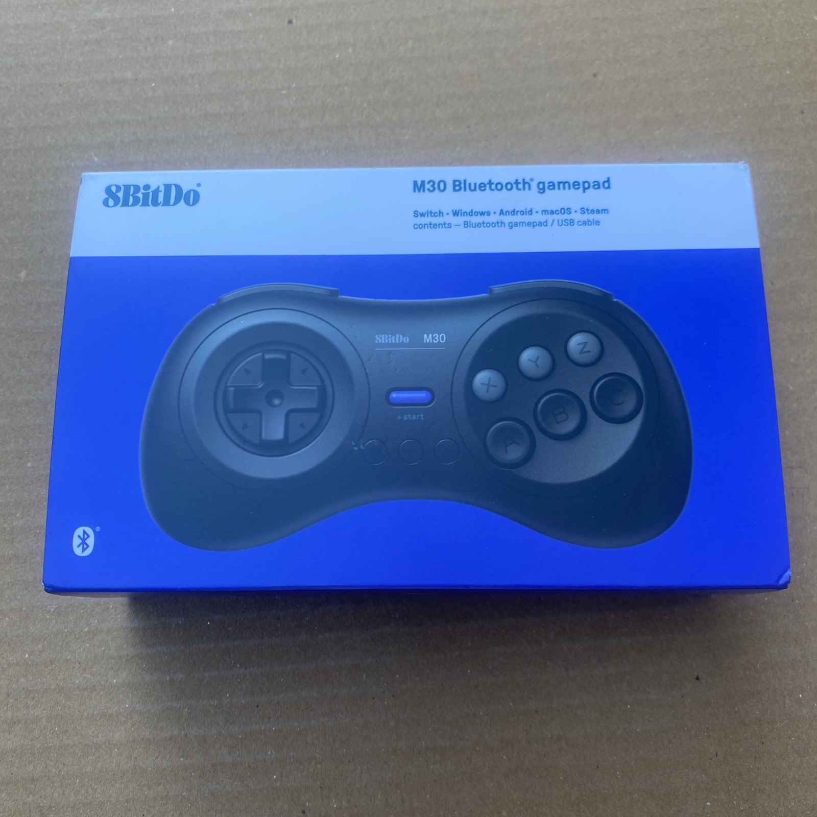 8Btido M30 Wireless Bluetooth Gamepad Controller Switch IOS Android PC Steam