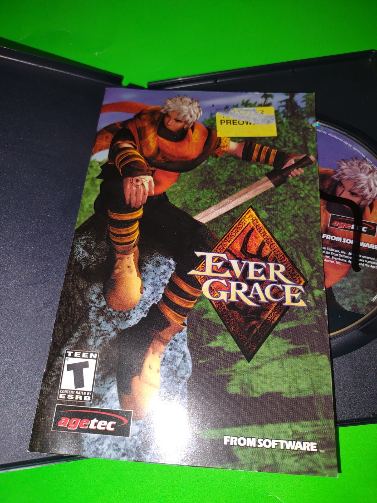 Evergrace (Sony PlayStation 2, 2000) PS2 – CIB Tested From Software