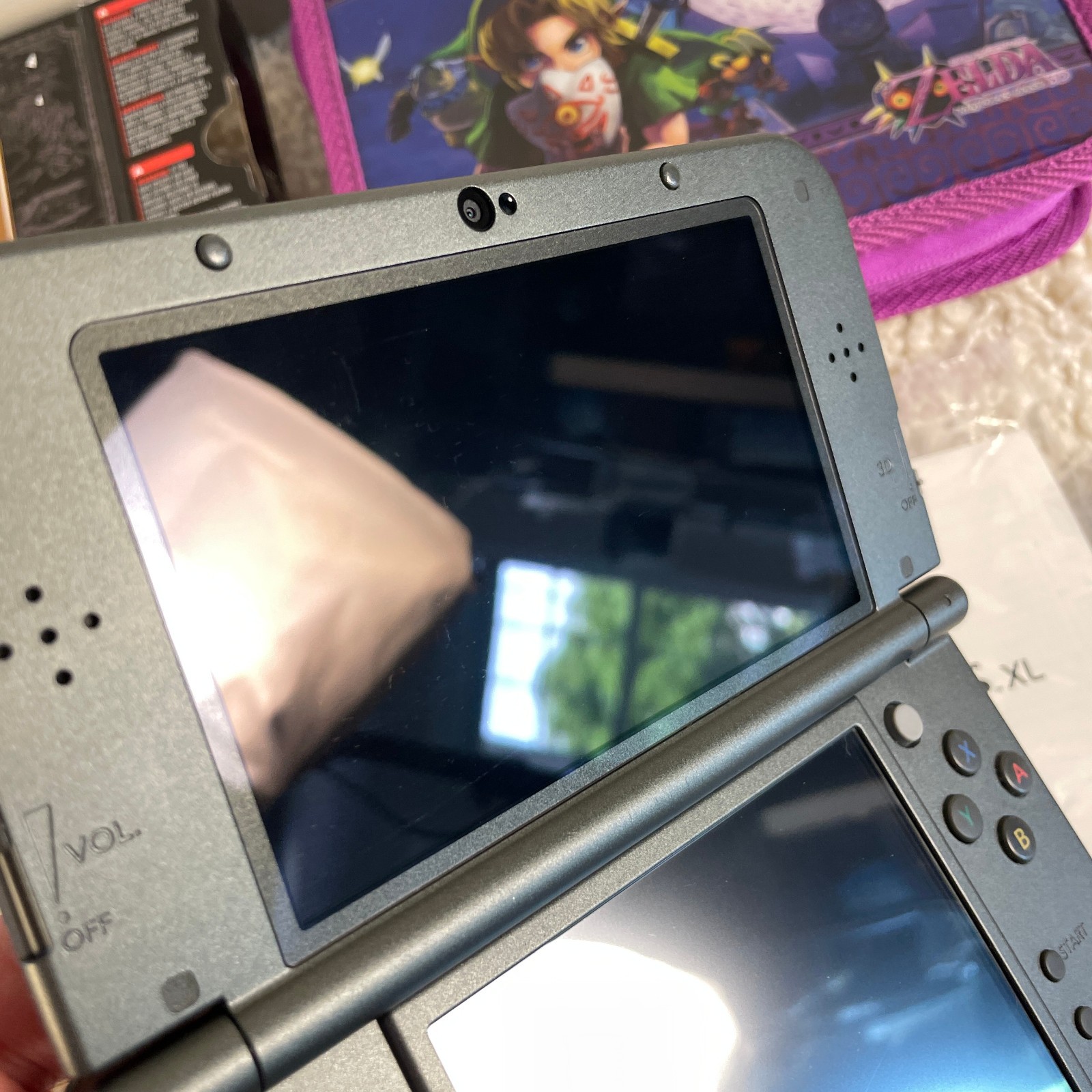 Nintendo New 3DS XL Zelda Hyrule Edition Handheld System RED-001 Complete in Box