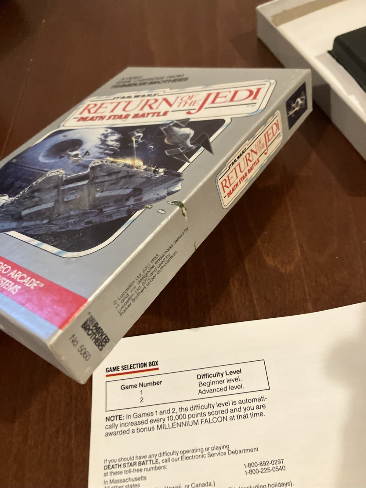 Star Wars: Return Of The Jedi – Death Star Battle – Atari 2600 [CIB]