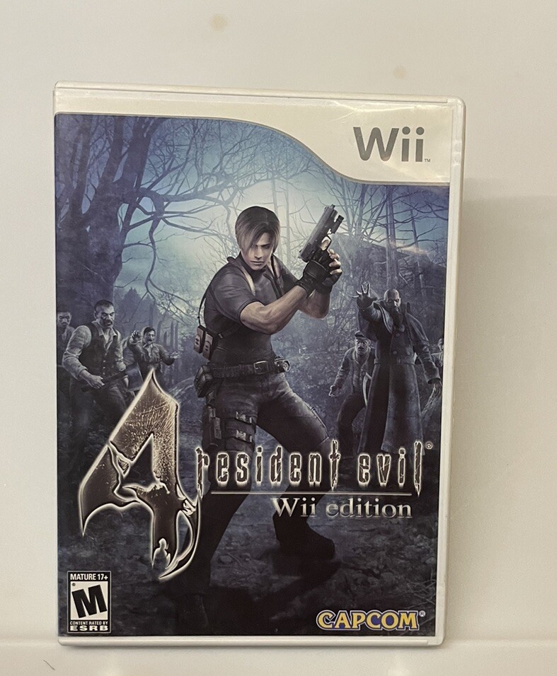 Resident Evil 4 Wii Edition Nintendo Game Complete W/ Manual Tested CIB