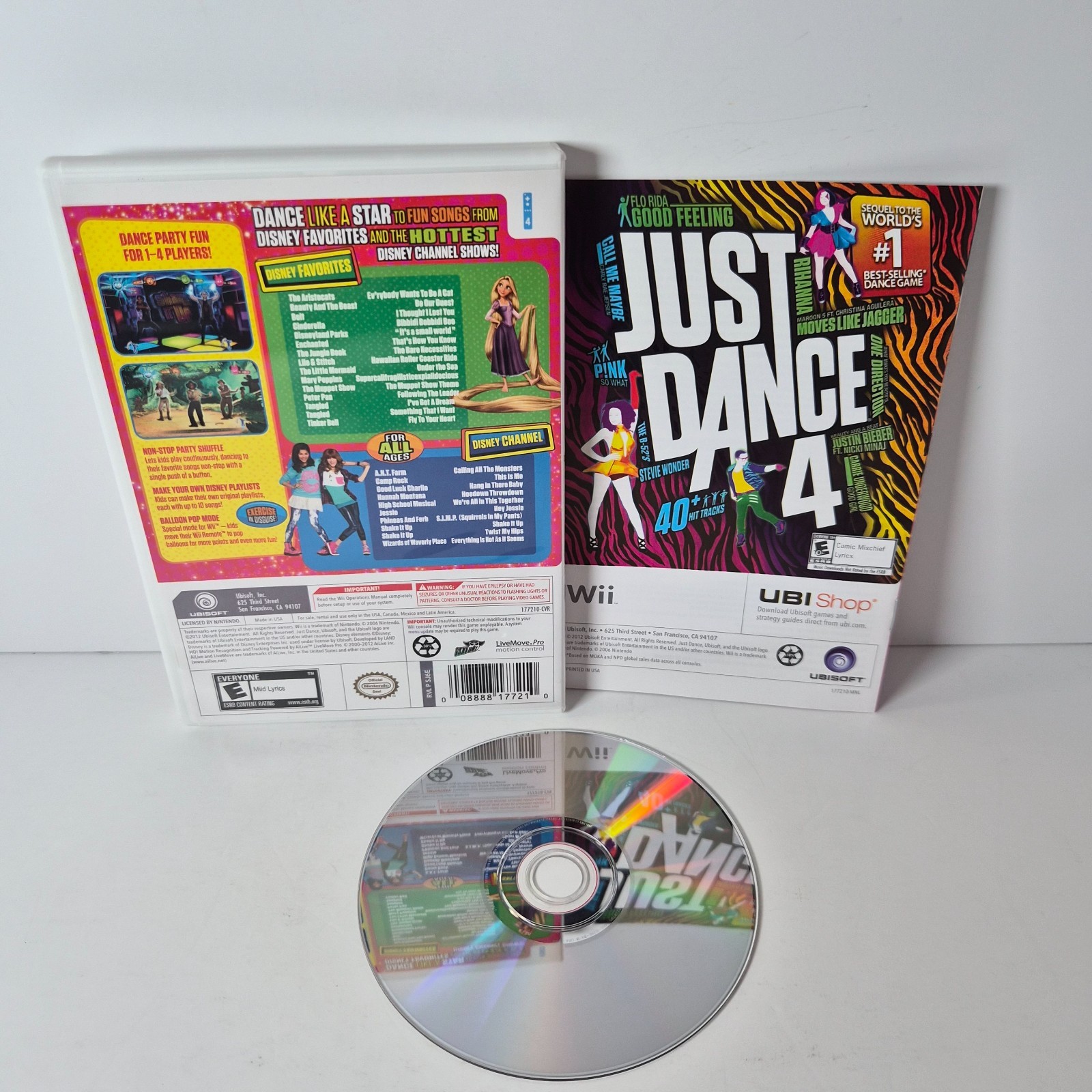 Just Dance Disney Party Nintendo Wii Complete Tested W/ Manual Ubisoft