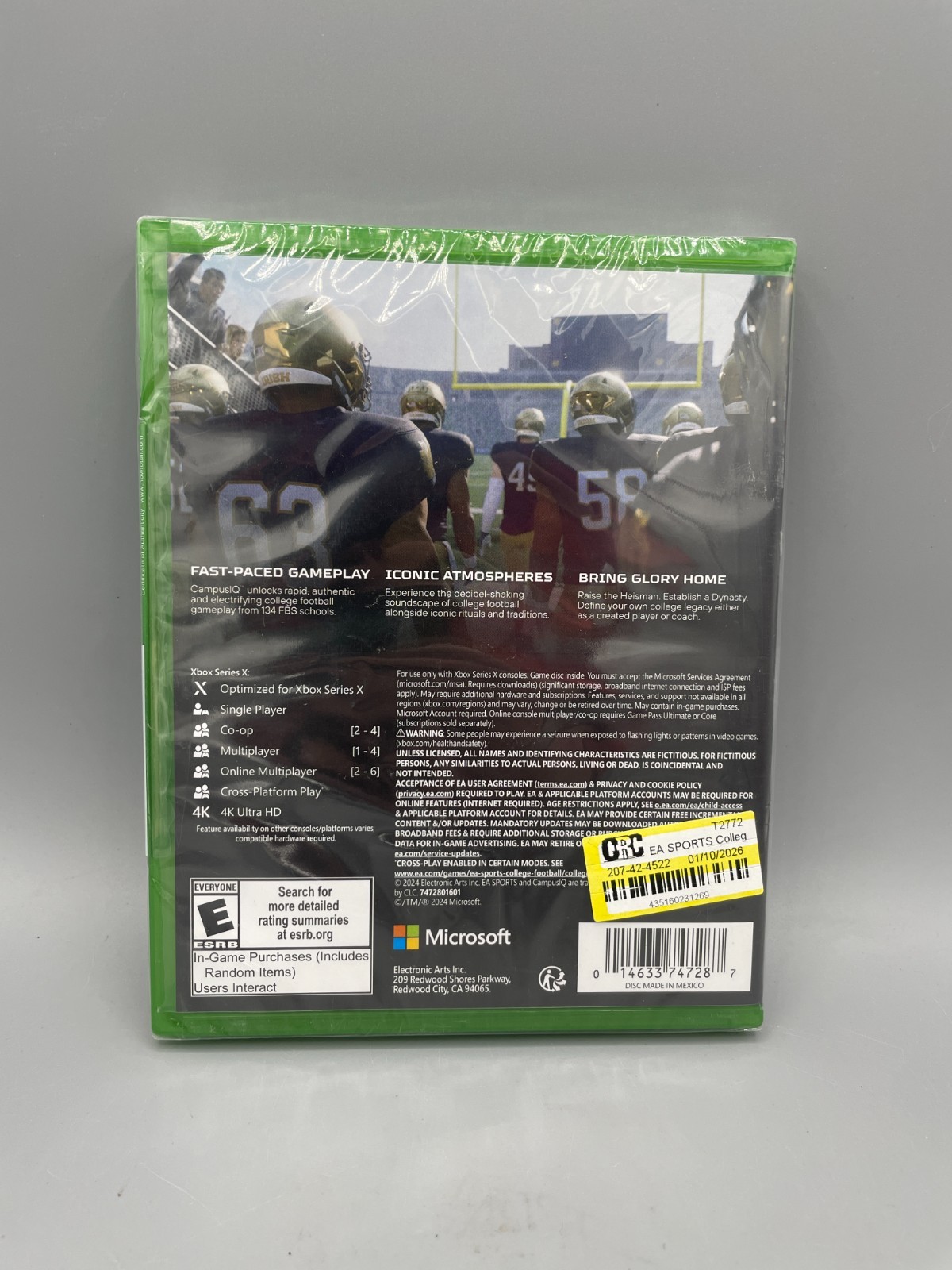 Xbox Series X NCAA College Football 25 New Sealed Video Game