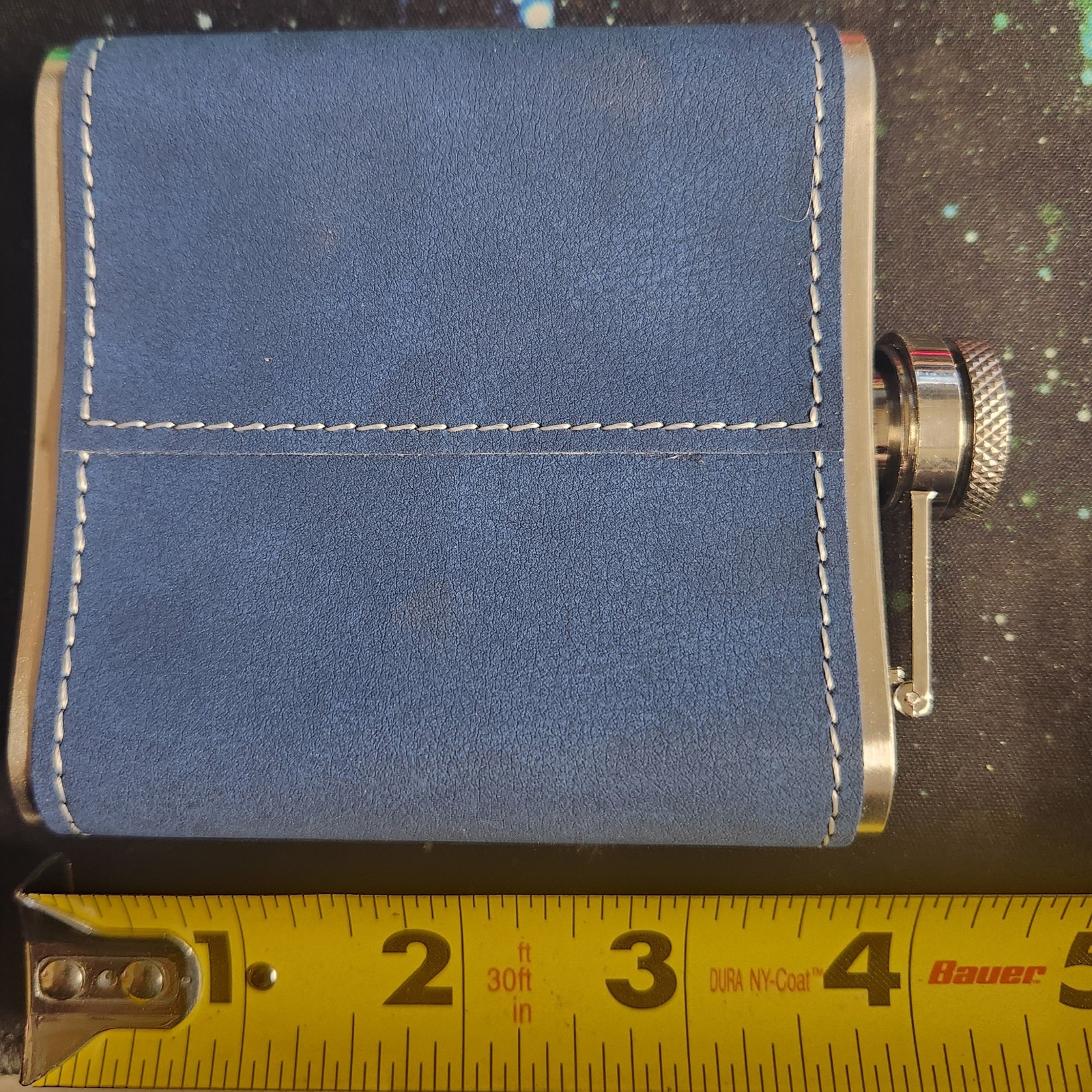 Fallout New Vegas Trusty Vault 13 Canteen. Stainless Steel Leather Wrapped Flask