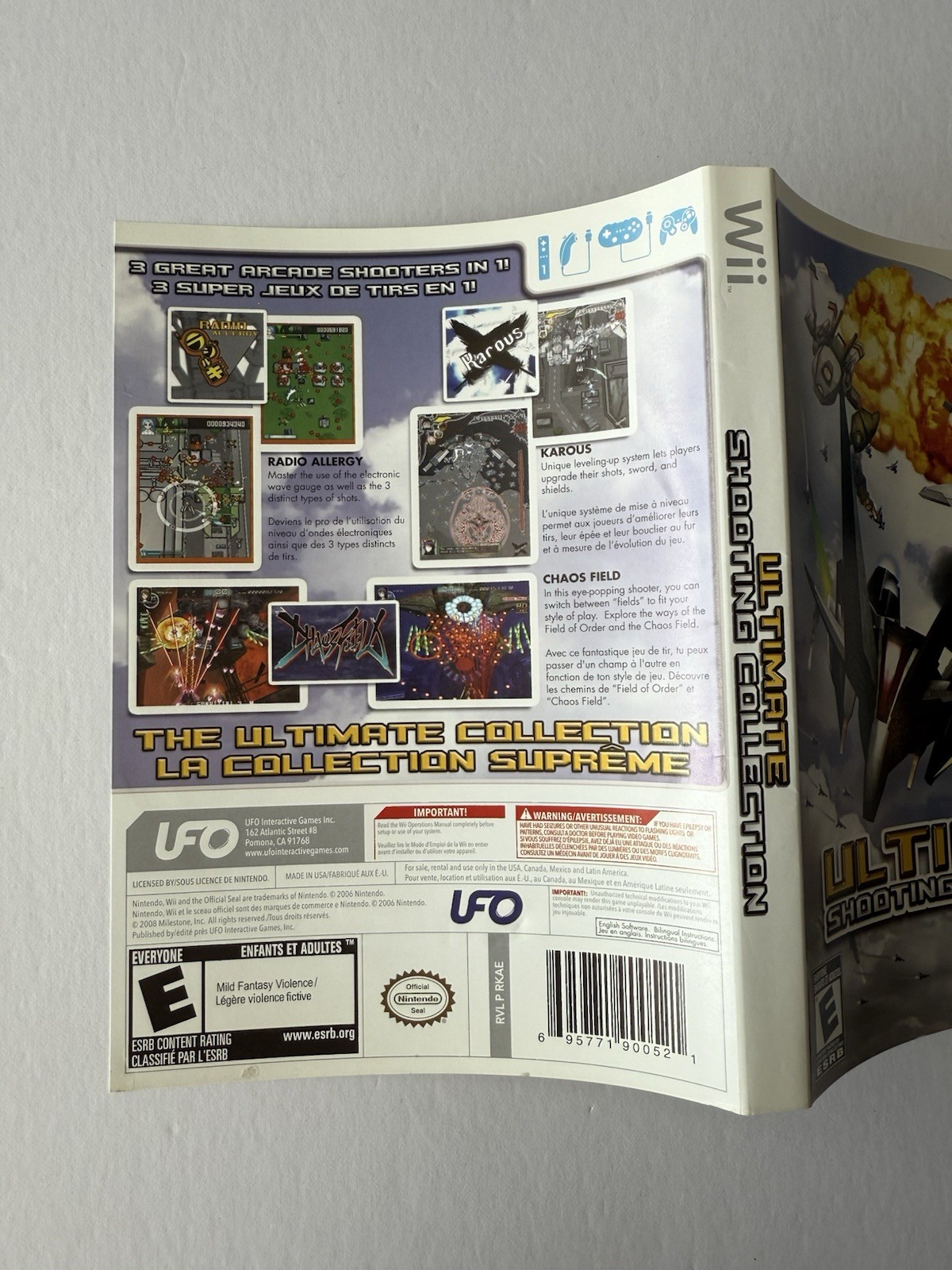 Ultimate Shooting Collection Complete Nintendo Wii Tested