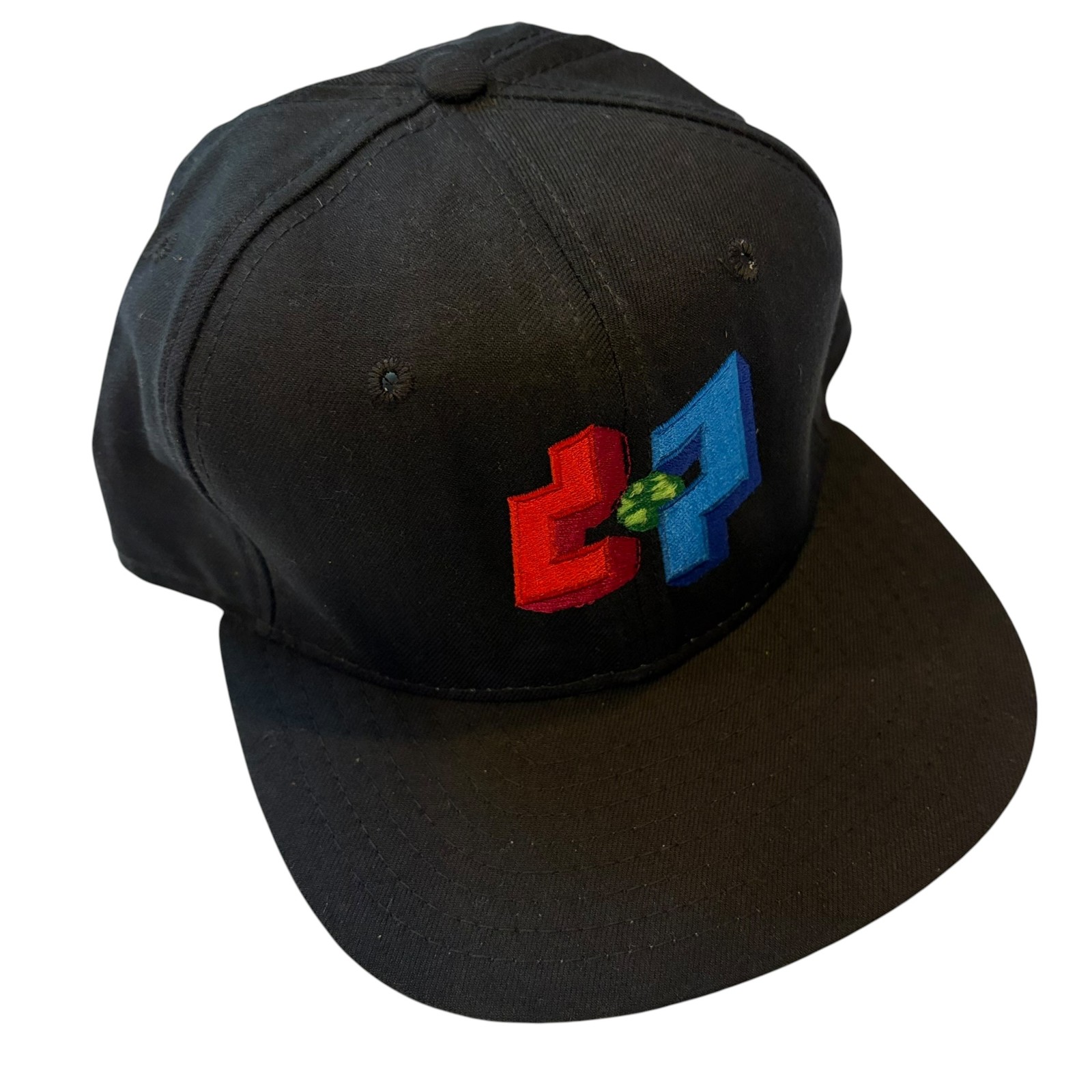 Vintage Digital Pictures Logo Black Snapback Hat New Era Pro Video Game Promo
