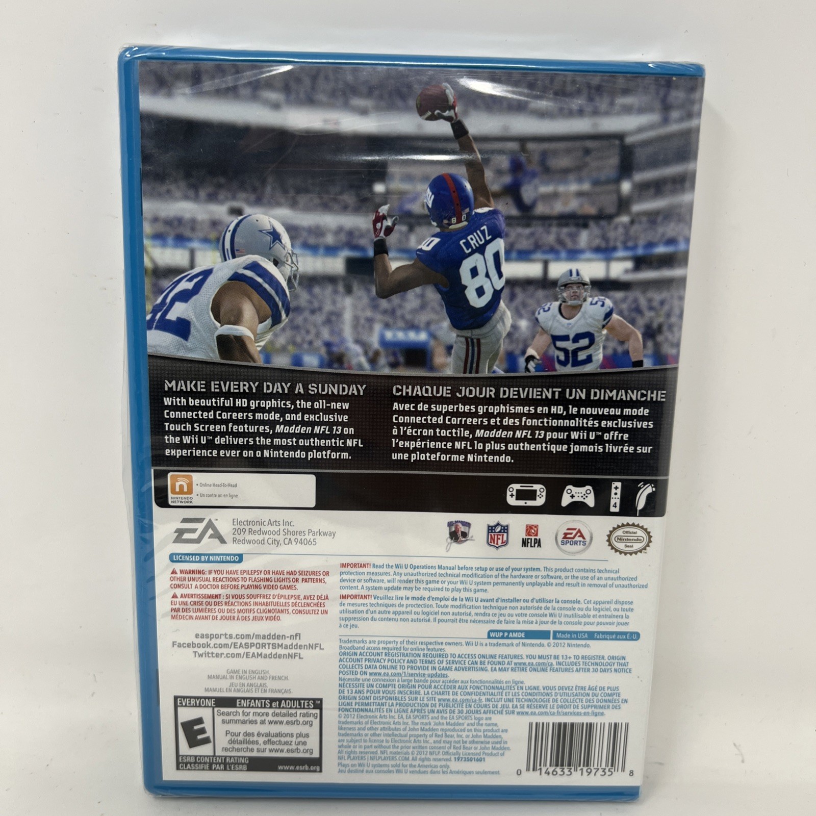 Madden NFL 13 [Nintendo Wii American Football EA Sports Games New Sealed Fast📦