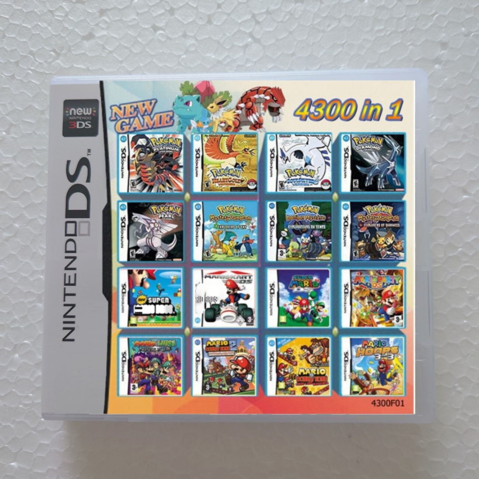 Games Cartridge Cards 4300 IN 1 For DS NDS