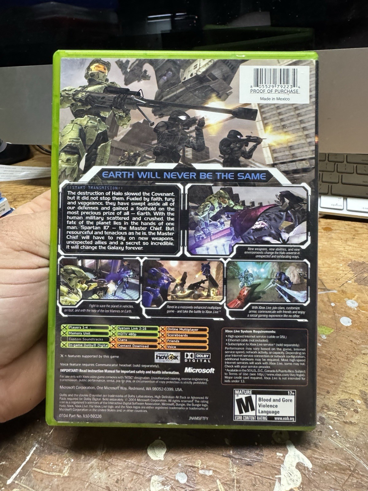 Halo 2 (Xbox, 2004) Complete With Manual CIB
