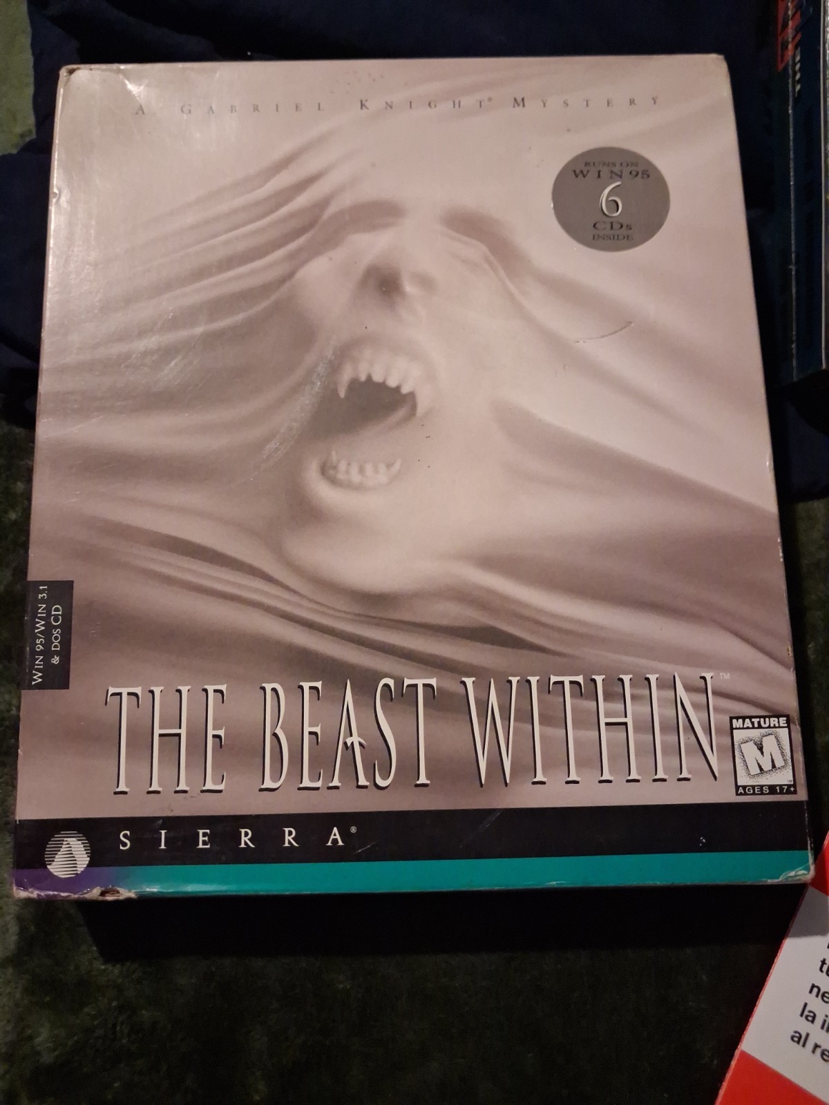The Beast Within: A Gabriel Knight Mystery (PC, 1995) Big Box