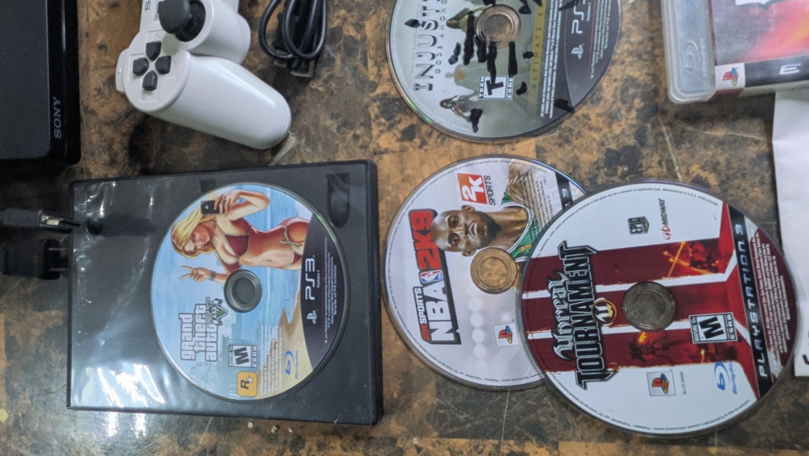PlayStation 3 Guitar Hero Console Bundle W) GTA V 250GB – Tested PS3