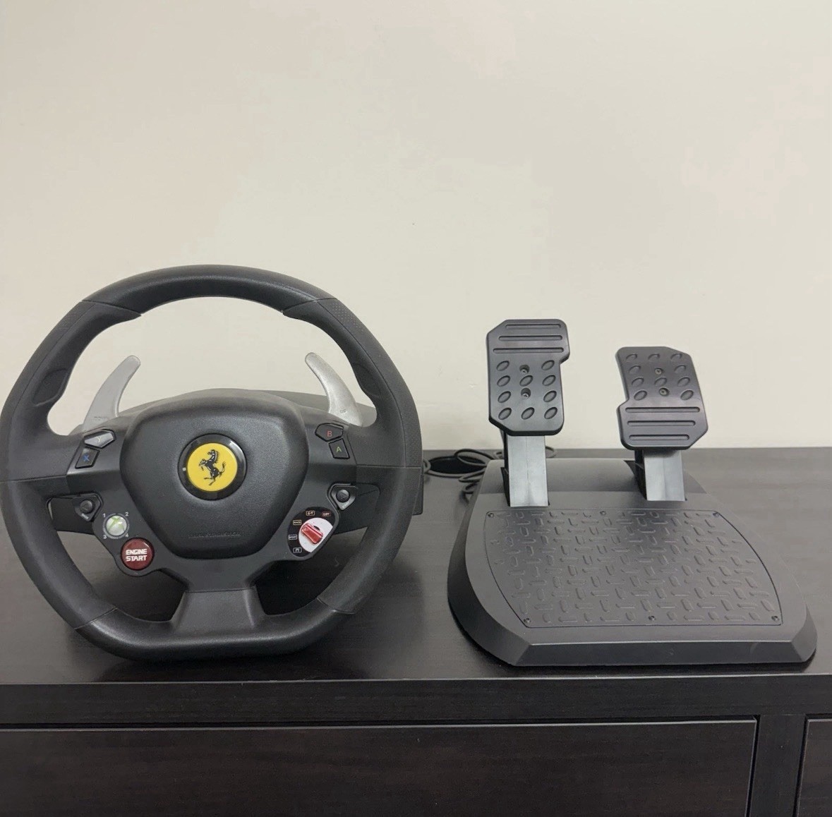 Thrustmaster Ferrari 458 Italia Racing Wheel & Pedals Wired PC Xbox Black